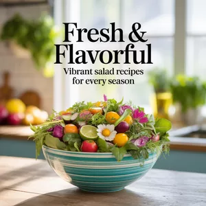 Cover image for Ebook Fresh &amp; Flavorful:  Vibrant Salad Recipes for Every Season