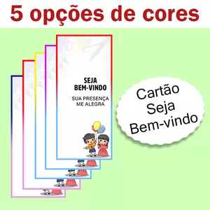 Imagem de capa para o Ebook Cartão de Seja Bem-Vindo 