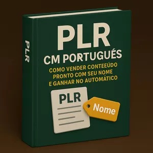 Imagem de capa para o Ebook PLR: Como Vender Conteúdo Pronto com Seu Nome e Ganhar no Automático
