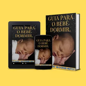 Imagem de capa para o Ebook GUIA PARA SEU BEBÊ DORMIR