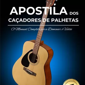 Imagem de capa para o Curso online Apostila Oficial dos Caçadores de Palhetas (Versão em Preto e Branco)