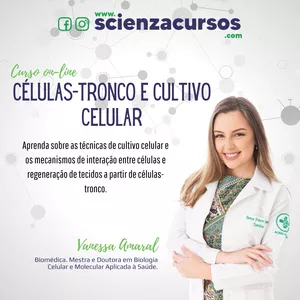 Imagem de capa para o Curso online CÉLULAS-TRONCO E CULTIVO CELULAR
