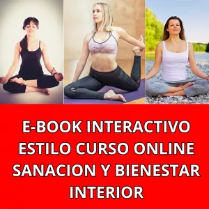 Imagen de portada para Ebook E-Book Interactivo Estilo Curso Online Sanación y Bienestar Interior.