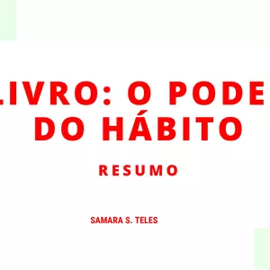 Imagem de capa para o Ebook Resumo do livro: O poder do hábito 