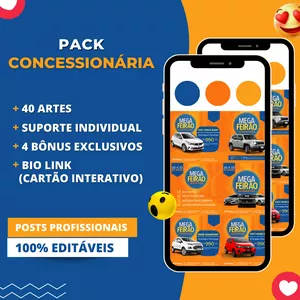 Imagem de capa para o Ebook Pack Concessionária