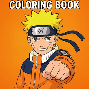Cover image for Ebook Naruto coloring book 