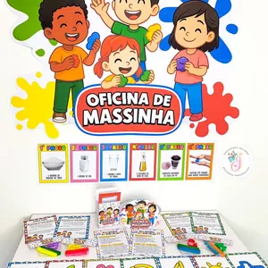 Imagem de capa para o Ebook Kit oficina de massinha