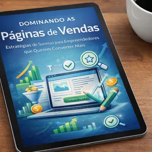 Imagem de capa para o Ebook Dominando Página de Vendas 