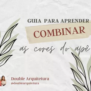 Imagem de capa para o Ebook Como combinar as cores do seu apartamento