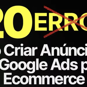 Imagem de capa para o Curso online 20 erros comum no Google ADS