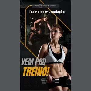 Imagem de capa para o Ebook plano de treino de musculação