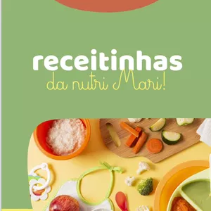 Imagem de capa para o Ebook E-book de Receitas práticas e saudáveis