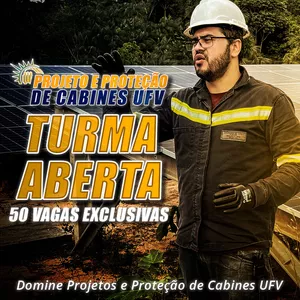 Imagem de capa para o Curso online Projeto e Proteção em Subestação em Usinas Fotovoltaicas