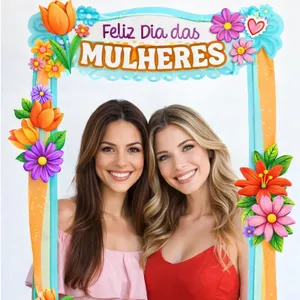 Imagem de capa para o Curso online *MOLDURA GIGANTE DIA DAS MULHERES*   