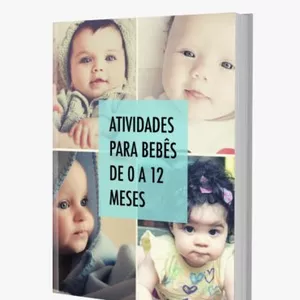Imagem de capa para o Ebook Atividades para bebês de 0 a 12 meses