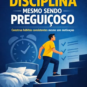 Imagem de capa para o Ebook COMO CRIAR DISCIPLINA MESMO SENDO PREGUIÇOSO