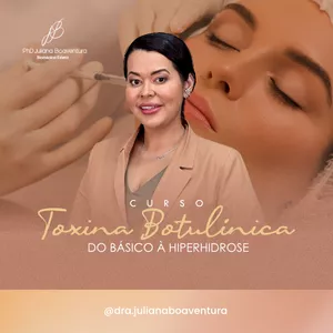 Imagem de capa para o Curso online Toxina botulínica: do básico à hiperhidrose