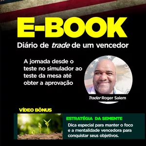 Imagem de capa para o Ebook Diário de trade de um Vencedor,