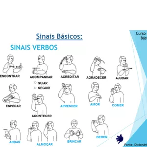 Imagem de capa para o Ebook APOSTILA ADL DE SINAIS LIBRAS BÁSICO EM PDF (slide)