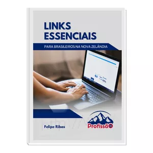Imagem de capa para o Ebook Links Essenciais para brasileiros na Nova Zelândia