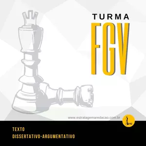 Imagem de capa para o Curso online Turma FGV - Texto dissertativo-argumentativo