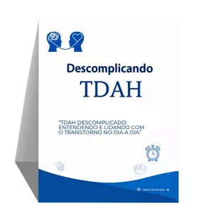 Imagem de capa para o Ebook Descomplicando o TDAH: entendendo e lidando diretamente 