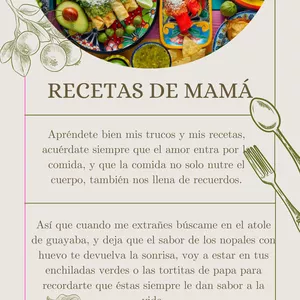 Imagen de portada para Ebook Recetas de mamá