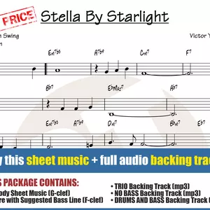 Cover image for Online course Stella By Starlight (Sheet Music + Backing Tracks)