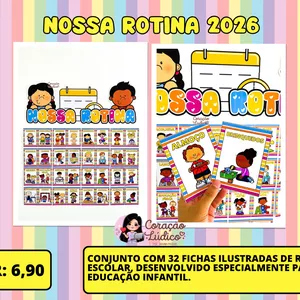 Imagem de capa para o Ebook 🤓 Nossa Rotina 2026