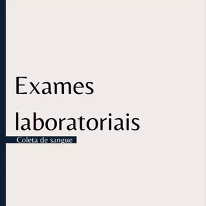 Imagem de capa para o Ebook E-book: Exames laboratoriais 