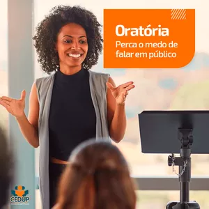 Imagem de Perca o medo de falar em público criado por CEDUP - Centro de Educação Profissional na hotmart