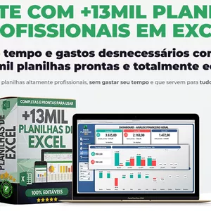 Imagem de capa para o Curso online PACOTE COM +13MIL PLANILHAS PROFISSIONAIS EM EXCEL