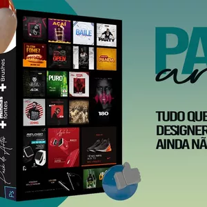 Imagem de capa para o Curso online PACK Designer Gráfico