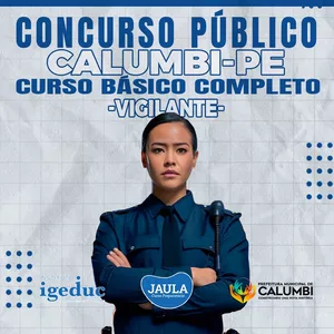 Imagem de capa para o Curso online VIGILANTE (IGEDUC) - CALUMBI-PE