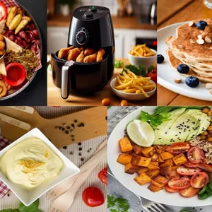 Imagem de capa para o Ebook RECEITAS PARA AIR FRYER + PETISCOS DE BOTECO + RECEITAS FIT + RECEITAS LOW CARB  + MOLHOS E PATÊS