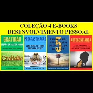 Imagem de capa para o Ebook COLEÇÃO 4 EBOOKS DESENVOLVIMENTO PESSOAL
