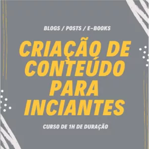 Imagem do curso Masterclass: Criação de conteúdo para iniciantes