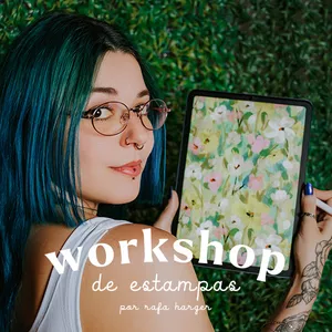 Imagem de Workshop de Estampas - Rafa Harger criado por Rafaela Harger na hotmart