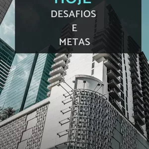 Imagem de capa para o Ebook Empreender hoje desafios e metas