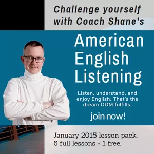 Cover image for Online course Coach Shane's American English Listening - January 2015