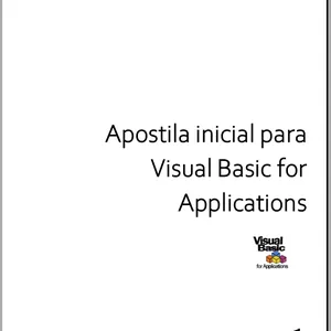 Imagem de capa para o Ebook Apostila de Visual Basic for Applications (VBA)