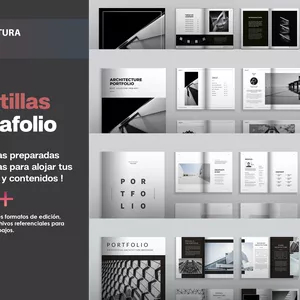 Imagen de portada para Curso online Plantillas editables de Portafolios para Arquitectura y Diseño