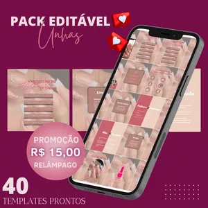 Imagem de capa para o Ebook Pack unhas