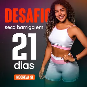 Imagem de capa para o Curso online Desafio Seca Barriga em 21 dias