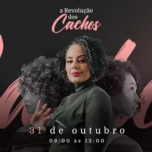 Imagem de capa para o Evento online Workshop: A Revolução dos Cachos