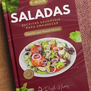 Imagem de capa para o Ebook SALADAS - Receitas Saudáveis Para Emagrecer 
