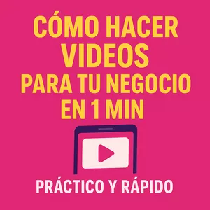 Imagen de portada para Ebook Creando vídeos de 1 minuto para tu negocio
