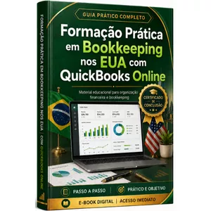 Imagem do curso Formação Prática em Bookkeeping nos EUA com QuickBooks Online 