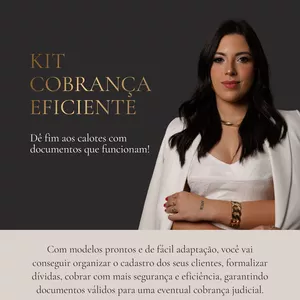 Imagem de capa para o Curso online Kit Cobrança Eficiente - Dê fim aos calotes com documentos que funcionam