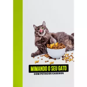 Imagem de capa para o Ebook petiscos para seu gato